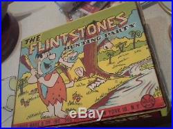 Marx Flintstones Hunting Party Playset Rare Complete With Box 1961 Dinosaurs