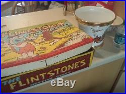 Marx Flintstones Hunting Party Rare Complete With Original Box 1961 Dinosaurs