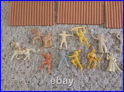 Marx Fort Apache 20 Figures, And Parts Vintage