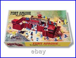 Marx Fort Apache # 3681 OR Iwo Jima # 4147 Play Set Box