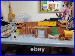 Marx Fort Apache American Heroes Playset Toy Soldiers 1960's Marx Fort Apache American Heroes Playset Toy Soldiers 1960's