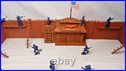 Marx Fort Apache Cavalry Indians Horses Wagon Cannon Limber