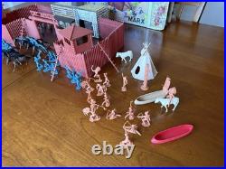 Marx Fort Apache Plastic Play Set with Box, No. 3691