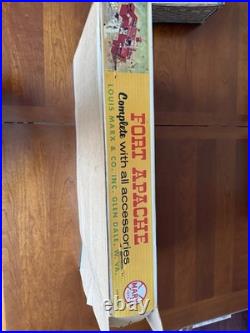 Marx Fort Apache Plastic Play Set with Box, No. 3691