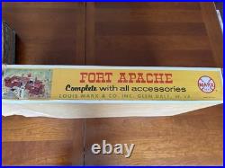 Marx Fort Apache Plastic Play Set with Box, No. 3691