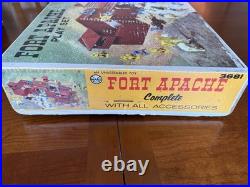 Marx Fort Apache Plastic Play Set with Box, No. 3691