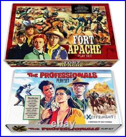 Marx Fort Apache Play Set Box OR Marx The Professionals Play Set Box