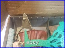 Marx Fort Apache Play set Withbox Instructions Calvary Supply Tin Litho No 3681