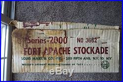 Marx Fort Apache Playset #3682 Series 2000 1959