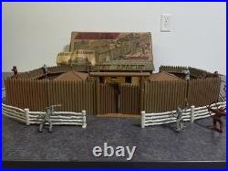 Marx Fort Apache Playset Box + With Lots & Extra Accessories + Miscellaneous