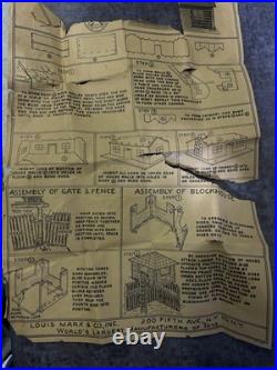 Marx Fort Apache Playset Box + With Lots & Extra Accessories + Miscellaneous