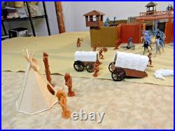 Marx Fort Apache Playset Tin Litho 1/32nd 43 figures (April. Listing)