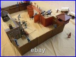 Marx Fort Apache Playset Tin Litho 1/32nd 43 figures (April. Listing)