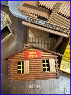 Marx Fort Apache Roy Rogers Playsets Tin Litho Plastic