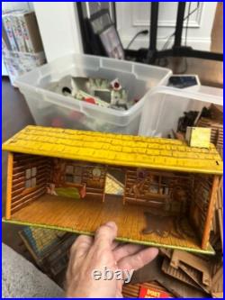 Marx Fort Apache Roy Rogers Playsets Tin Litho Plastic