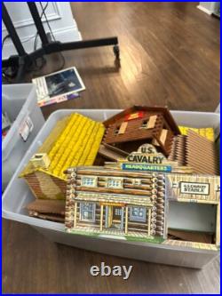 Marx Fort Apache Roy Rogers Playsets Tin Litho Plastic