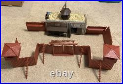 Marx Fort Apache Set 3681 Incomplete Marx Fort Apache Set 3681 Incomplete