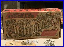 Marx Fort Apache Stockade Play Set Box#3604