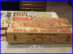 Marx Fort Apache Stockade Play Set Series 2000 Box#3660