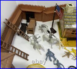 Marx Fort Apache Stockade Playset 3612 Original Box Incomplete