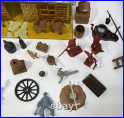 Marx Fort Apache Stockade Playset 3612 Original Box Incomplete