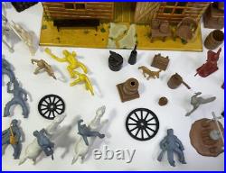 Marx Fort Apache Stockade Playset 3612 Original Box Incomplete