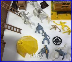 Marx Fort Apache Stockade Playset 3612 Original Box Incomplete