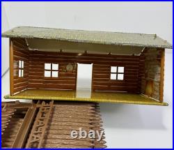 Marx Fort Apache Stockade Playset 3612 Original Box Incomplete
