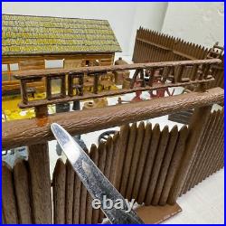 Marx Fort Apache Stockade Playset 3612 Original Box Incomplete