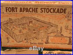 Marx Fort Apache Stockade Series 1000 Box #3678