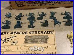 Marx Fort Apache Stockade Set Box#3612