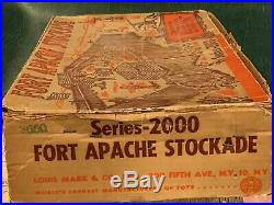 Marx Fort Apache Stockade Set Series 2000 Box#3660