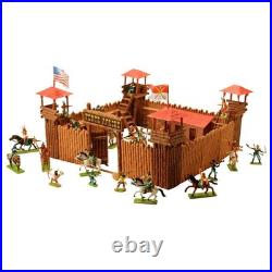 Marx Fort Apache Vintage Cowboy Indian Figures Old West Playset