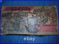 Marx Ft. Apache Stockade playset accessories extra figures original box