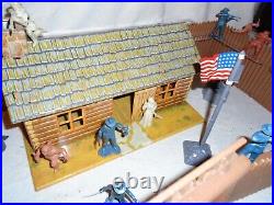 Marx Ft. Apache Stockade playset accessories extra figures original box