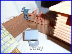 Marx Ft. Apache Stockade playset accessories extra figures original box