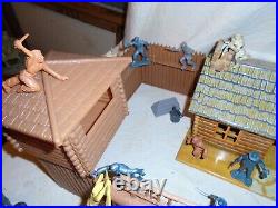 Marx Ft. Apache Stockade playset accessories extra figures original box