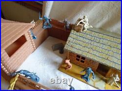 Marx Ft. Apache Stockade playset accessories extra figures original box