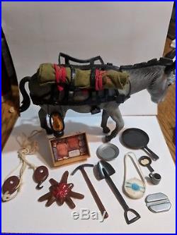 Marx Gabriel The Lone Ranger Mysterious Prospector Playset with Donkey/Burro