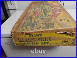 Marx Giant Battle Of The Blue And Gray Playset Original Empty Box Acw CIVIL War