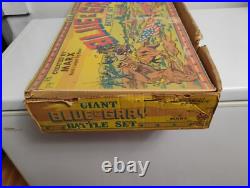 Marx Giant Battle Of The Blue And Gray Playset Original Empty Box Acw CIVIL War
