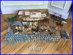 Marx Giant Battle Of The Blue & Gray Play Set 1961 No. 4764 Original Box Bags