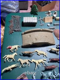 Marx Giant Battle of the Blue & Gray Civil War Playset