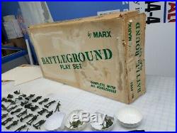 Marx Giant Battleground 4781 Rare Huge Filled Set Many Items In This Rare Set