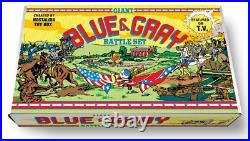 Marx Giant Blue and Gray Battle Play Set Box
