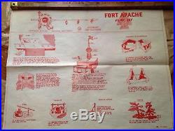Marx Giant Fort Apache Playset #6063- original vintage