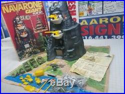 Marx Giant Navarone Boxed Playset Complete 1977 Very Nice Condition #4302 Nice