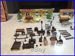 Marx Gunsmoke Dodge City Play Set Series 2000 Box#4268