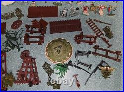 Marx HO Miniature Playset Knights & Vikings Toy Soldier Set in Original Box