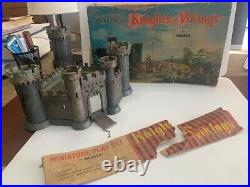 Marx HO Miniature Playset Knights & Vikings Toy Soldier Set in Original Box
